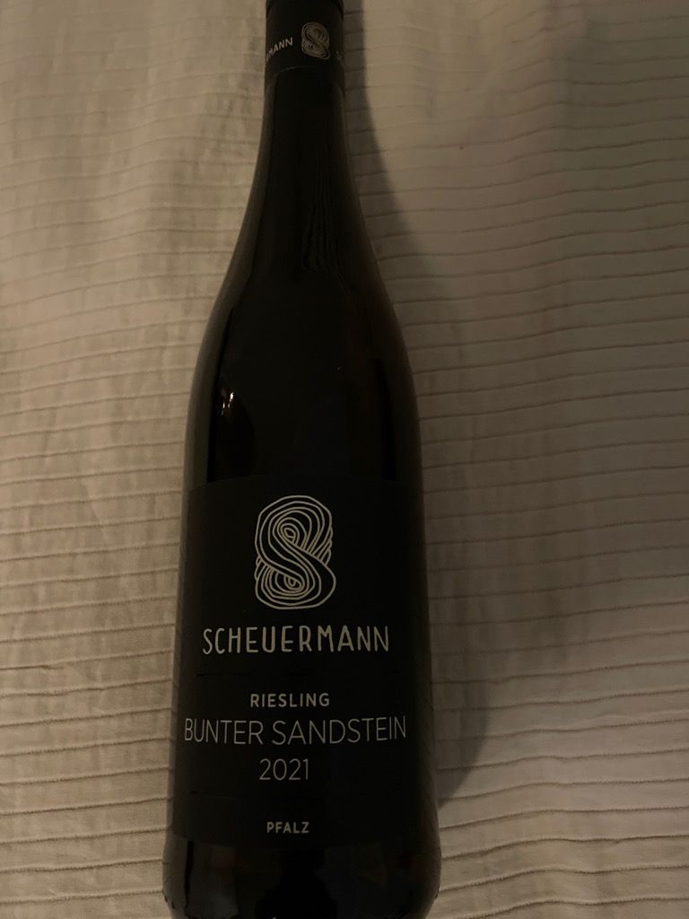 2021 Scheuermann Riesling Bunter Sandstein, Germany, Pfalz CellarTracker