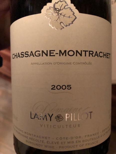 2022 Domaine Lamy-Pillot Chassagne-Montrachet - CellarTracker