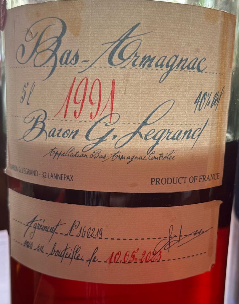 ブランデー BARON GASTON LEGRAND Bas-Armagnac 1991 1991 Baron Gaston Legrand Bas Armagnac - CellarTracker