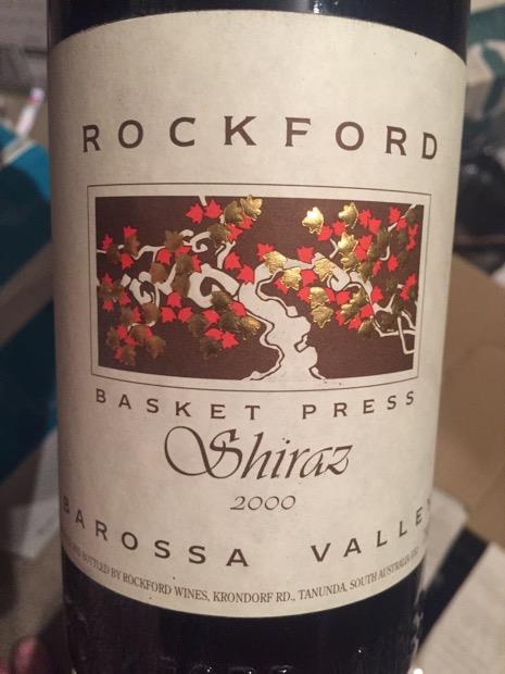 1996 Rockford Shiraz Basket Press - CellarTracker