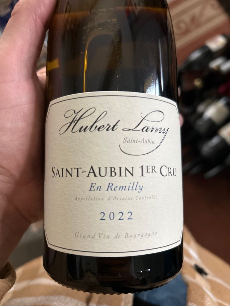 2022 Hubert Lamy Saint-Aubin 1er Cru En Remilly Blanc - CellarTracker