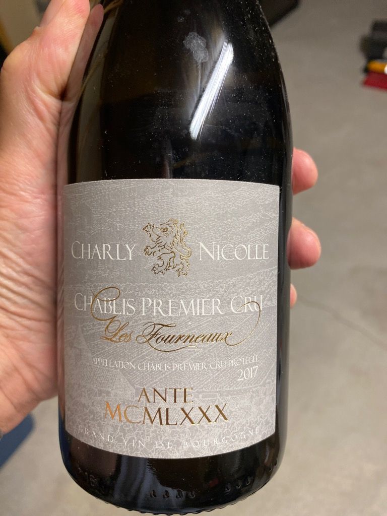 2017 Charly Nicolle Chablis 1er Cru Les Fourneaux Ante MCMLXXX, France ...