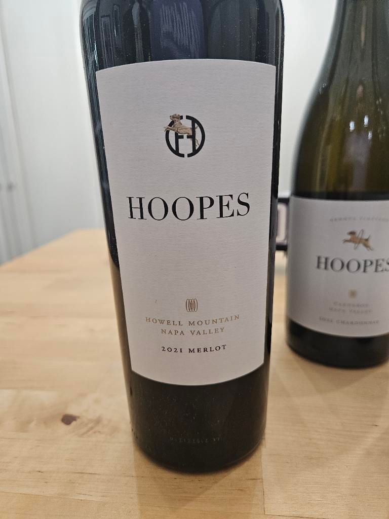 2023 Hoopes Vineyard Merlot Maya’s Block Howell Mountain, USA ...