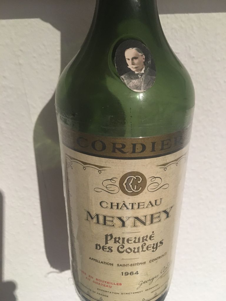 Château Meyney Prieuré des Couleys 1964 1964 Prieuré des Couleys de Meyney - CellarTracker