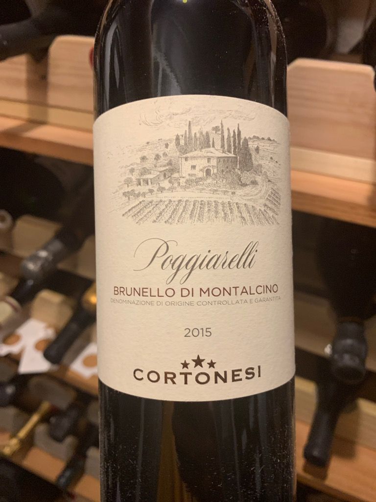 2015 Cortonesi Brunello di Montalcino I Poggiarelli, Italy, Tuscany ...