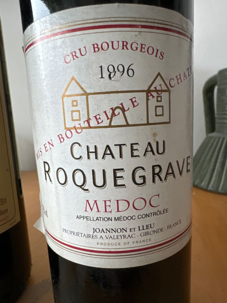 1996 Château Roquegrave - CellarTracker