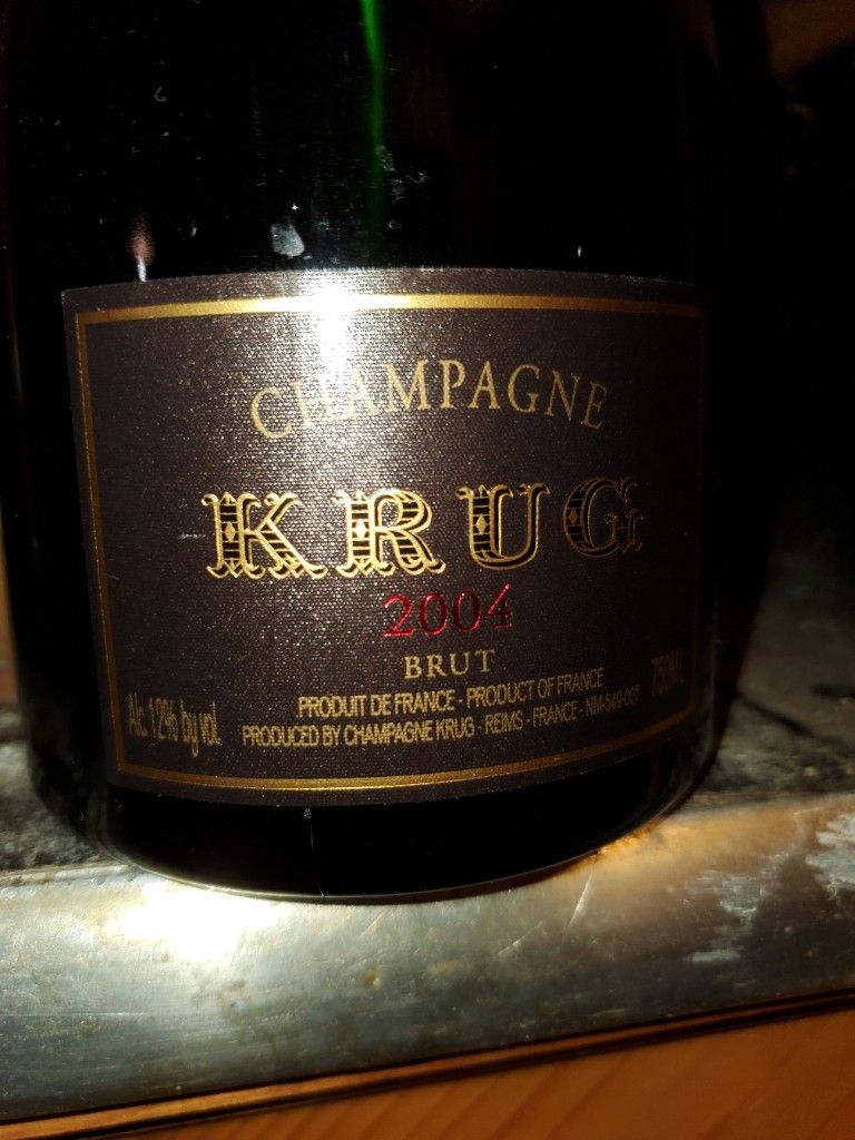 Krug Brut 2004 White Wine, Sparkling Wine, Champagne Brut, Champagne