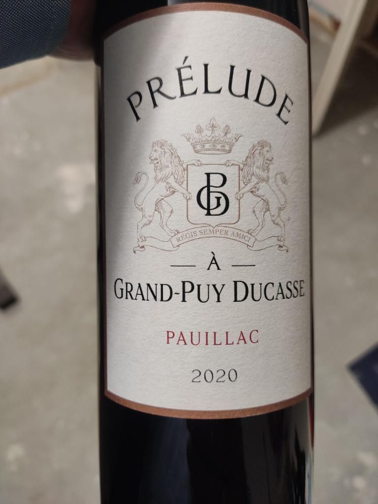 2020 Château Grand-Puy Ducasse Prelude A Grand-Puy Ducasse