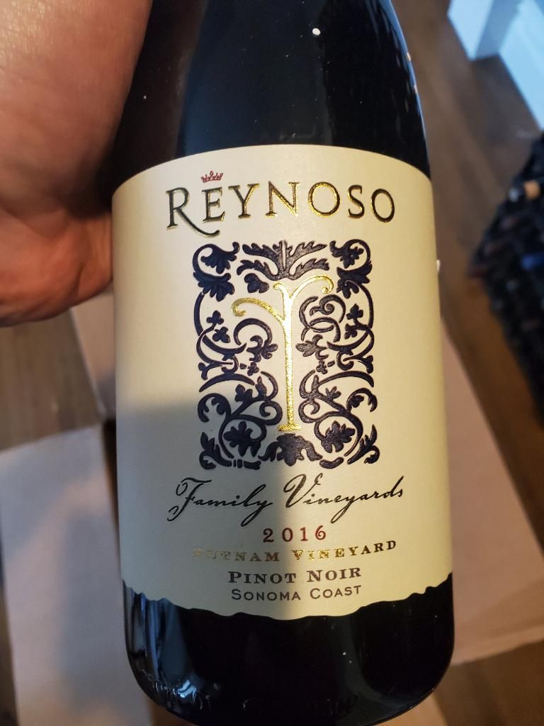 2016 Reynoso Pinot Noir Putnam Vineyard, USA, California, Sonoma County, Sonoma Coast