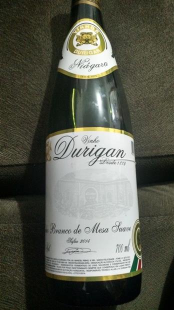 2014 Vinhos Durigan Niagara, Brazil - CellarTracker