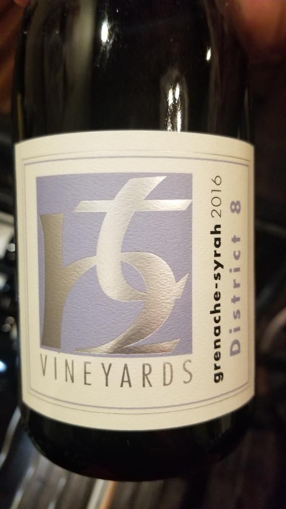 2016 Terry Hoage Vineyards District 8, USA, California, Central Coast ...