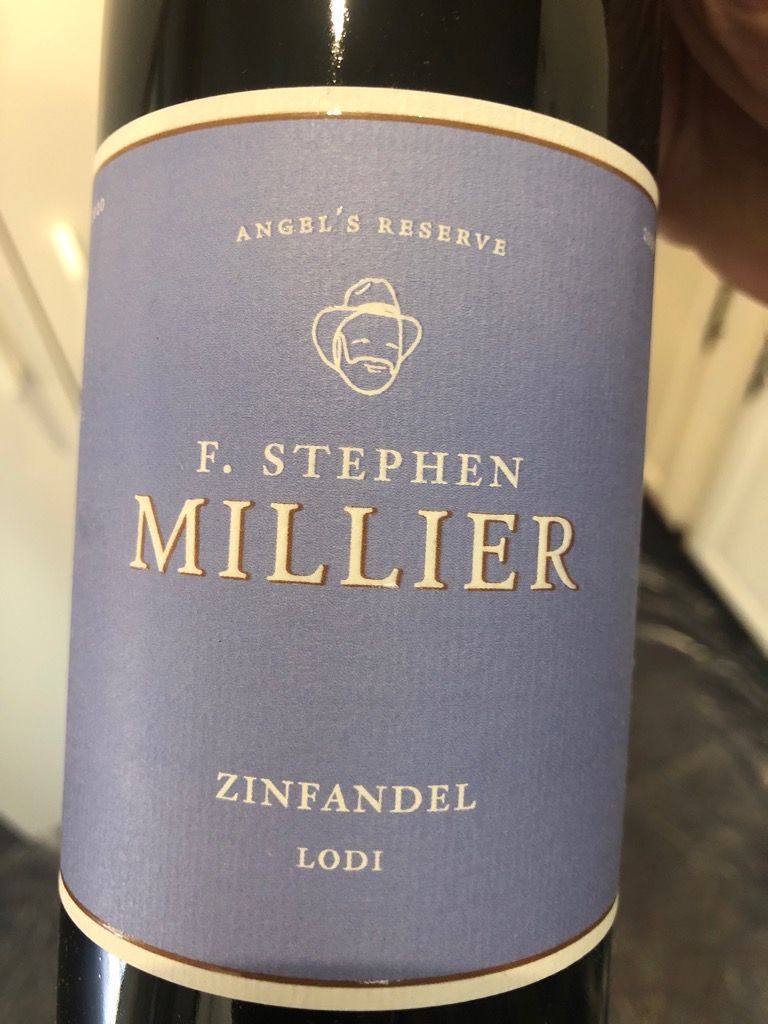 2020 F. Stephen Millier Zinfandel Angel's Reserve Lodi, USA, California