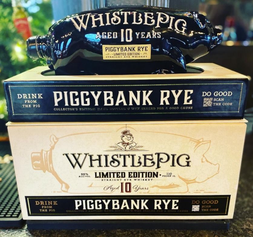 2023 WhistlePig 10 Year Old Piggybank Limited Edition Straight Rye ...