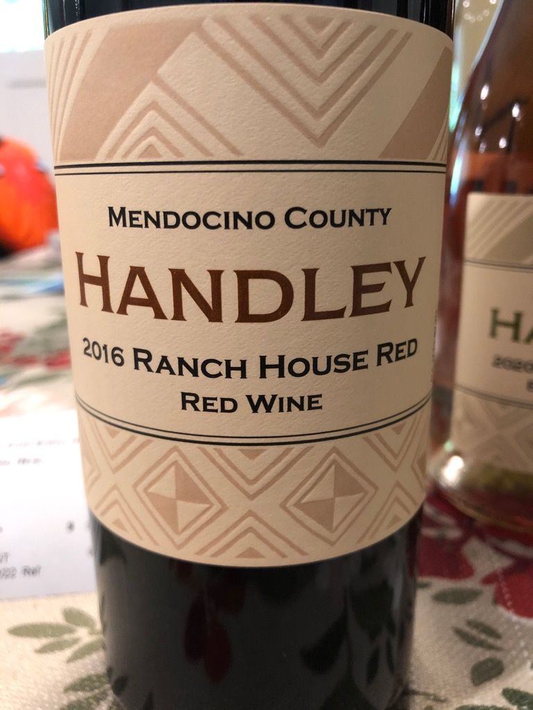 2016 Handley Ranch House Red, USA, California, North Coast, Mendocino