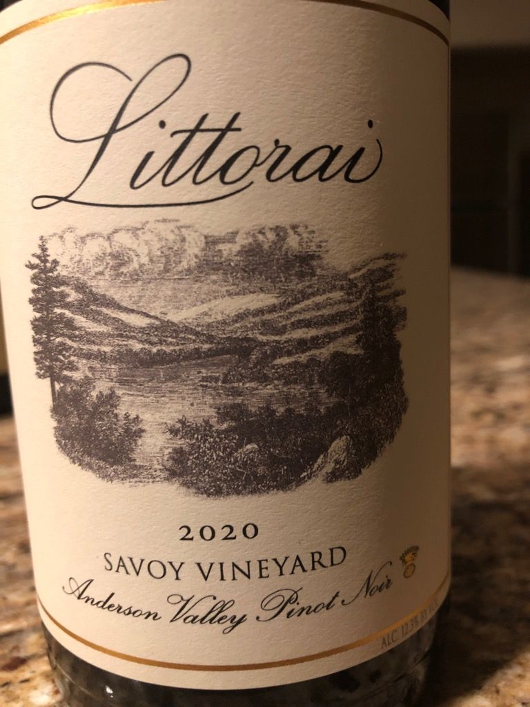 2020 Littorai Pinot Noir Savoy Vineyard, USA, California, North Coast ...