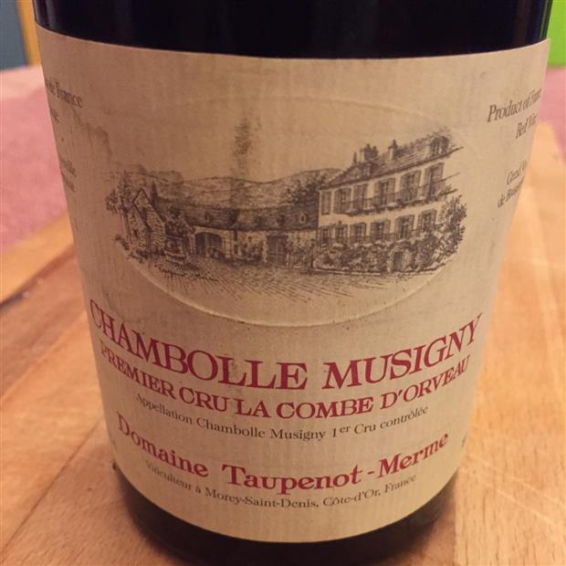 ワイン Domaine Taupenot-Merme 1er Cru 2006 2006 Domaine Taupenot-Merme Chambolle-Musigny 1er Cru La Combe d