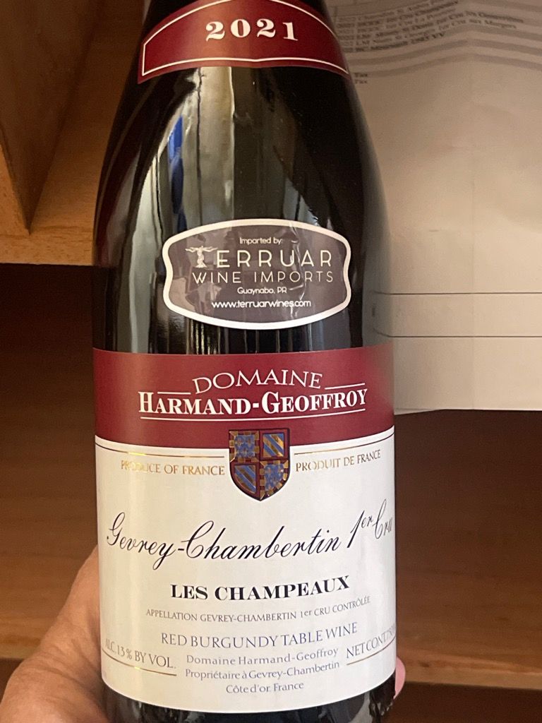 2008 Domaine Harmand-Geoffroy Gevrey-Chambertin 1er Cru Champeaux