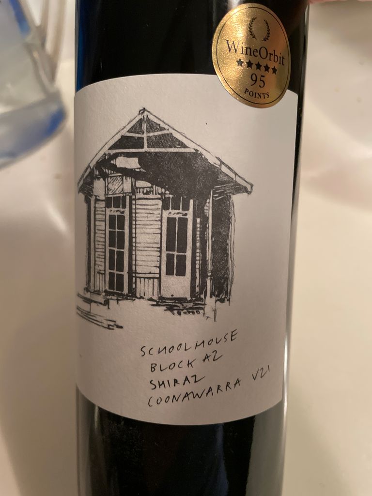 2021 Schoolhouse Wines Shiraz Block A2, Australia, South Australia, Limestone Coast, Coonawarra