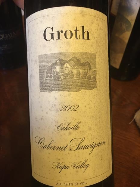 1998 Groth Cabernet Sauvignon - CellarTracker