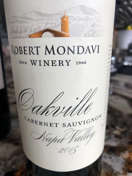 2016 Robert Mondavi Winery Cabernet Sauvignon Oakville