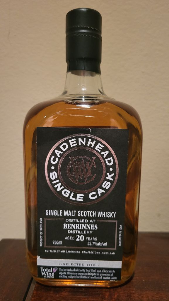 1997 Benrinnes 20 Year Old Cadenhead Single Cask (Total Wine
