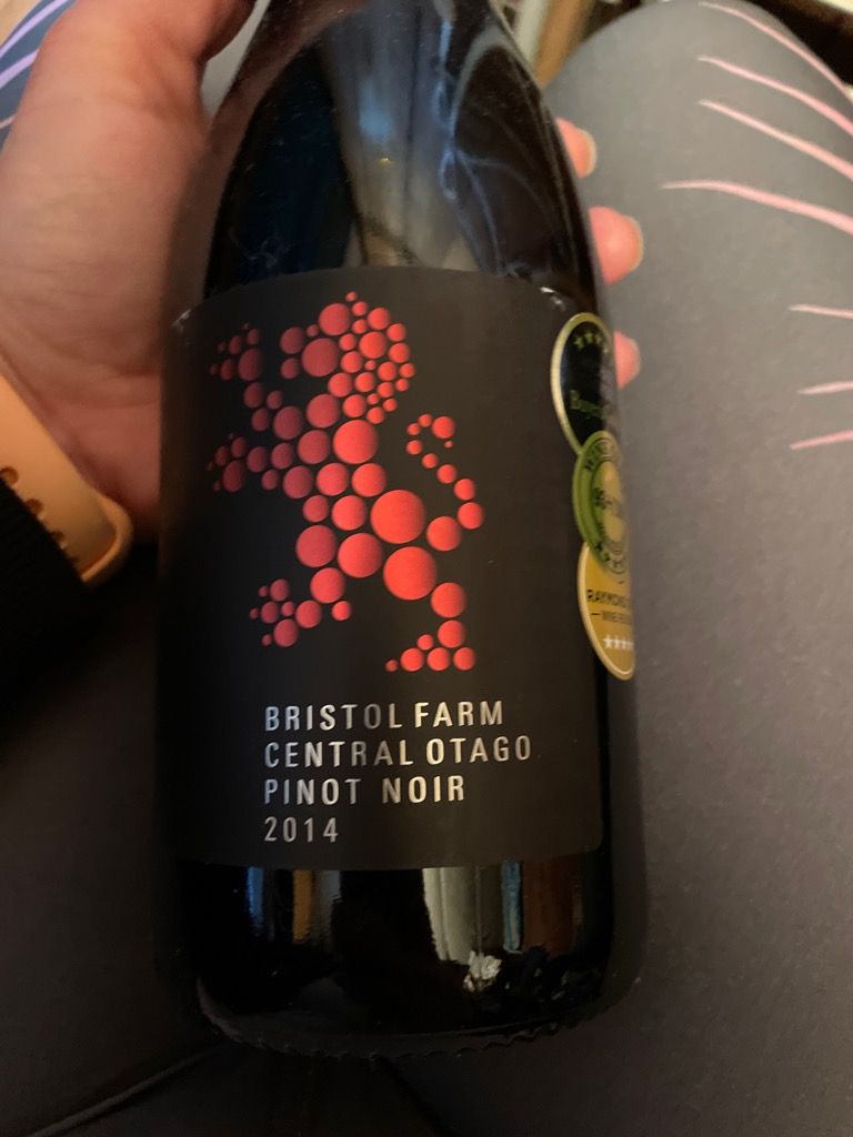 2015 Bristol Farm Pinot Noir Central Otago, New Zealand, South Island