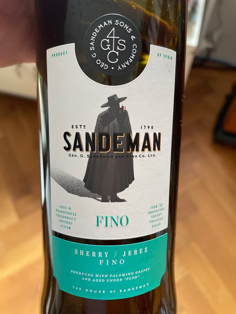貴重品 SADS MAKING of Sherry N.V. Sandeman Jerez-Xérès-Sherry Dry Seco Sherry Fino