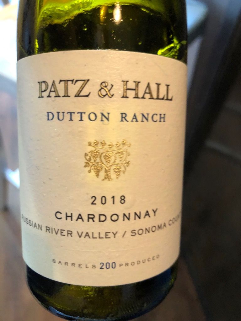 2018 Patz & Hall Chardonnay Dutton Ranch, USA, California, Sonoma ...