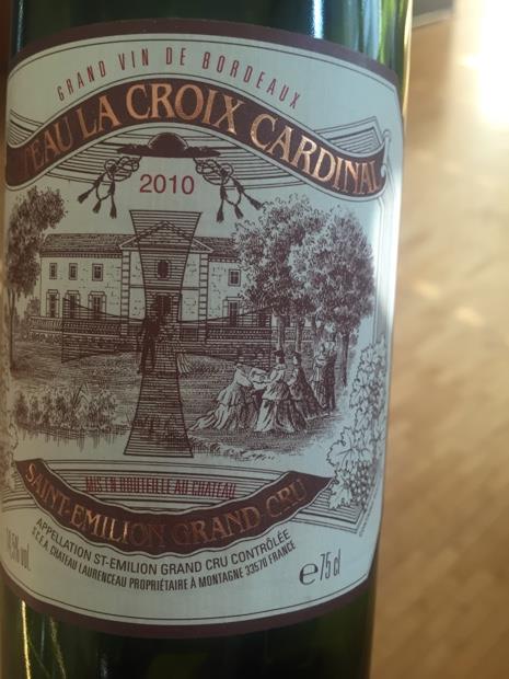 2010 Château La Croix Cardinal - CellarTracker