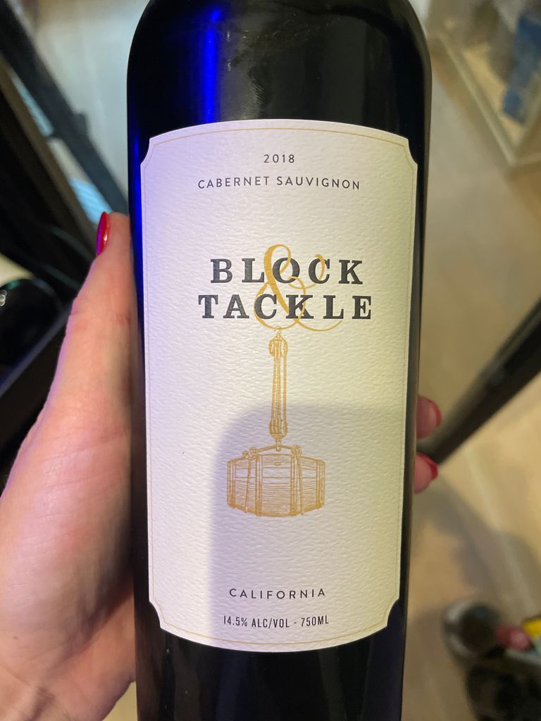 2018 Block & Tackle Cabernet Sauvignon Pavilion Winery, USA, California ...