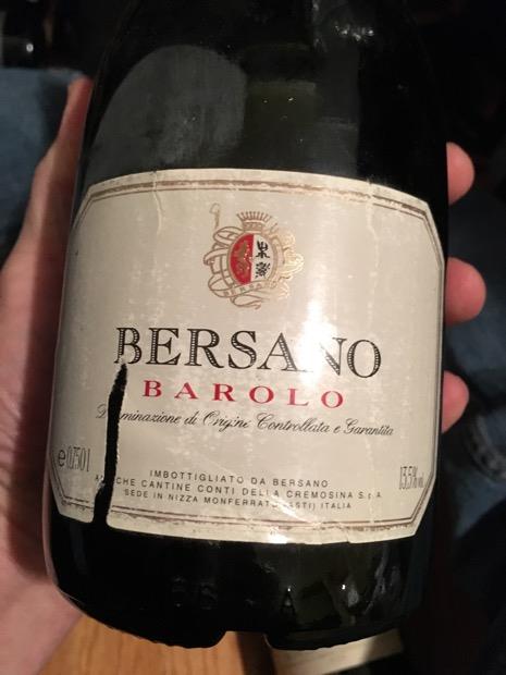 1989 Bersano Barolo Riserva Speciale - CellarTracker