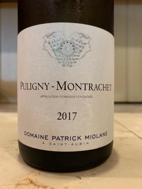 2019 Domaine Patrick Miolane Puligny-Montrachet - CellarTracker