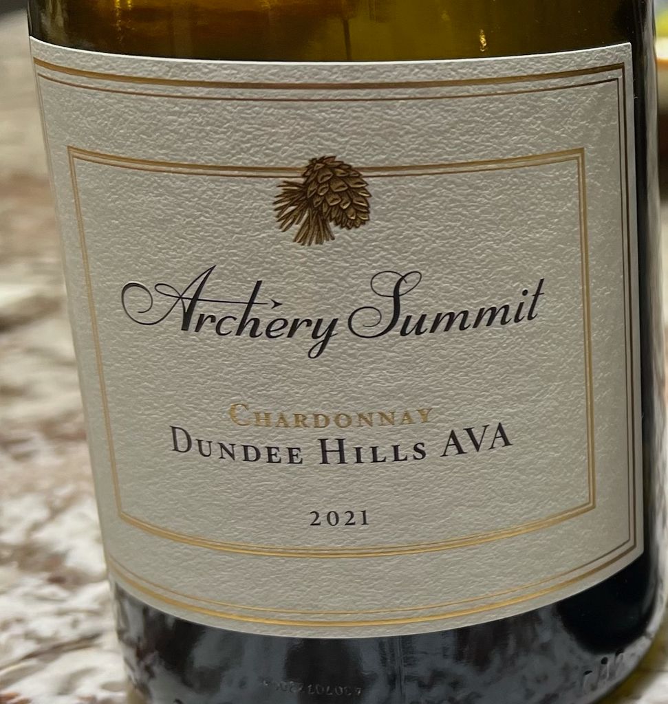 2021 Archery Summit Chardonnay Dundee Hills, USA, Oregon, Willamette Valley, Dundee Hills
