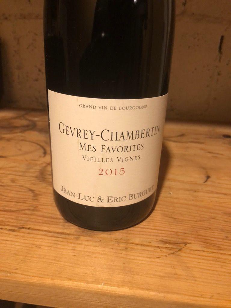 2015 Jean-Luc & Eric Burguet Gevrey-Chambertin Mes Favorites