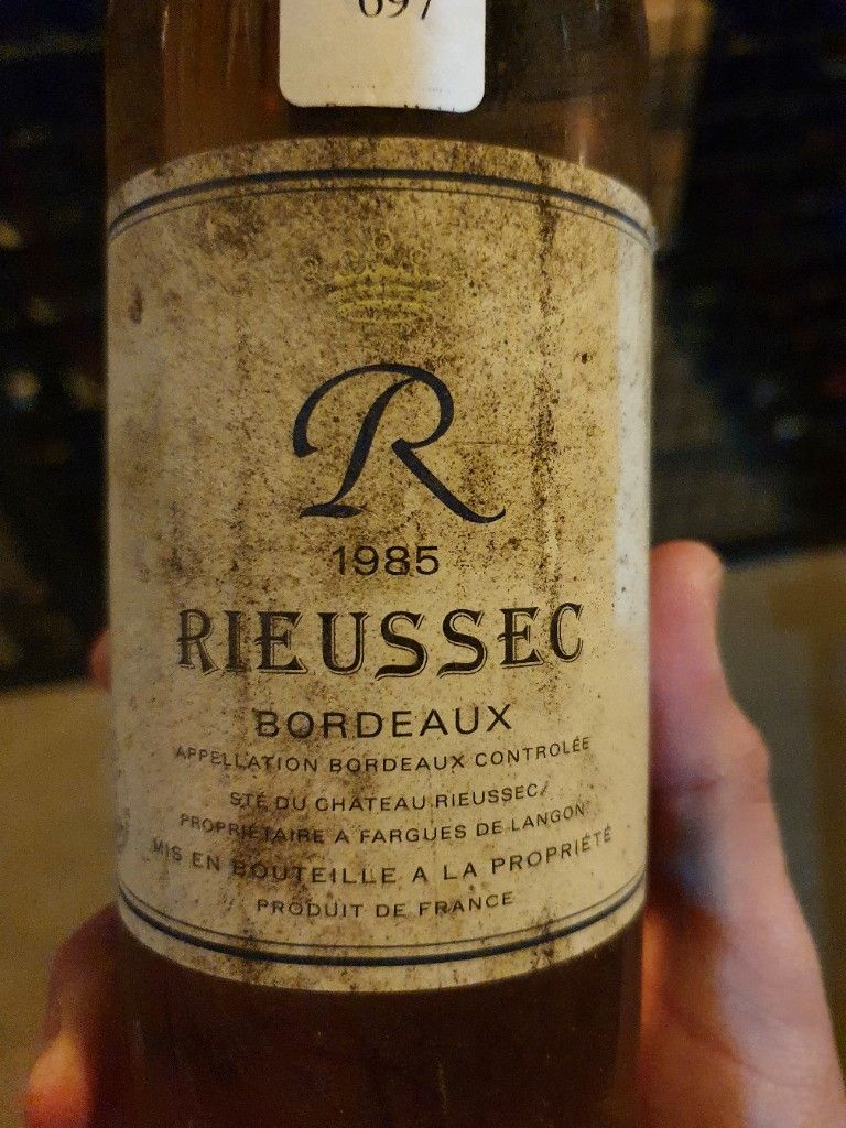 1985 Château Rieussec R - CellarTracker