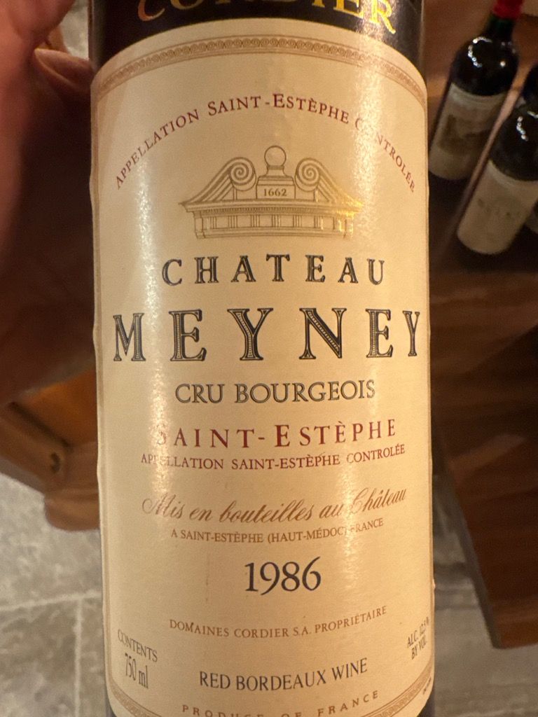 1986 Château Meyney - CellarTracker