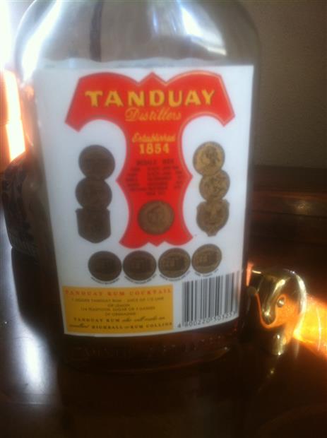 NV Tanduay Rhum Cocktail, Philippines - CellarTracker