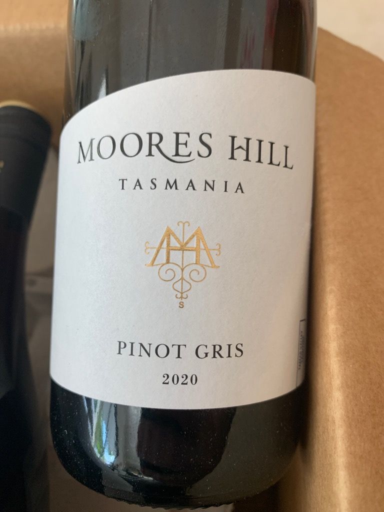2020 Moores Hill Pinot Gris, Australia, Tasmania, Tamar Valley