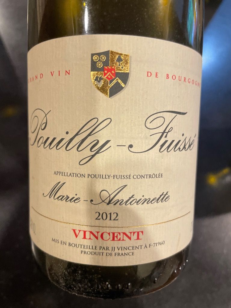 2021 Famille Vincent Pouilly-Fuissé Marie-Antoinette - CellarTracker