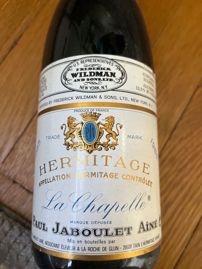 1985 Paul Jaboulet Aîné Hermitage La Chapelle - CellarTracker