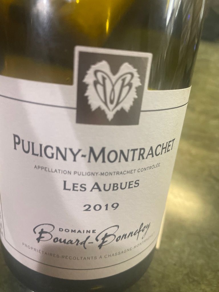 2018 Domaine Bouard-Bonnefoy Puligny-Montrachet Les Aubues
