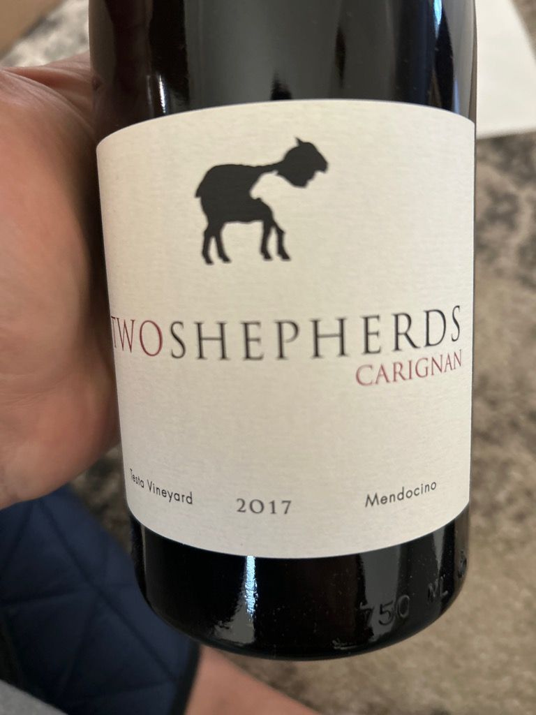 2016 Two Shepherds Carignan Trimble Vineyard, USA, California, North