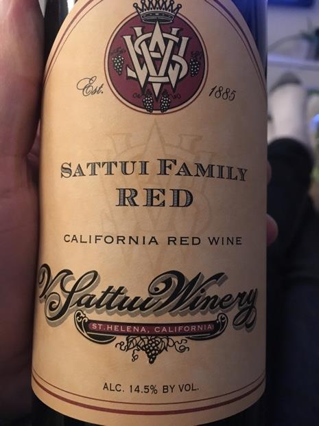 2013 V. Sattui Winery Sattui Family Red, USA, California, Napa Valley ...