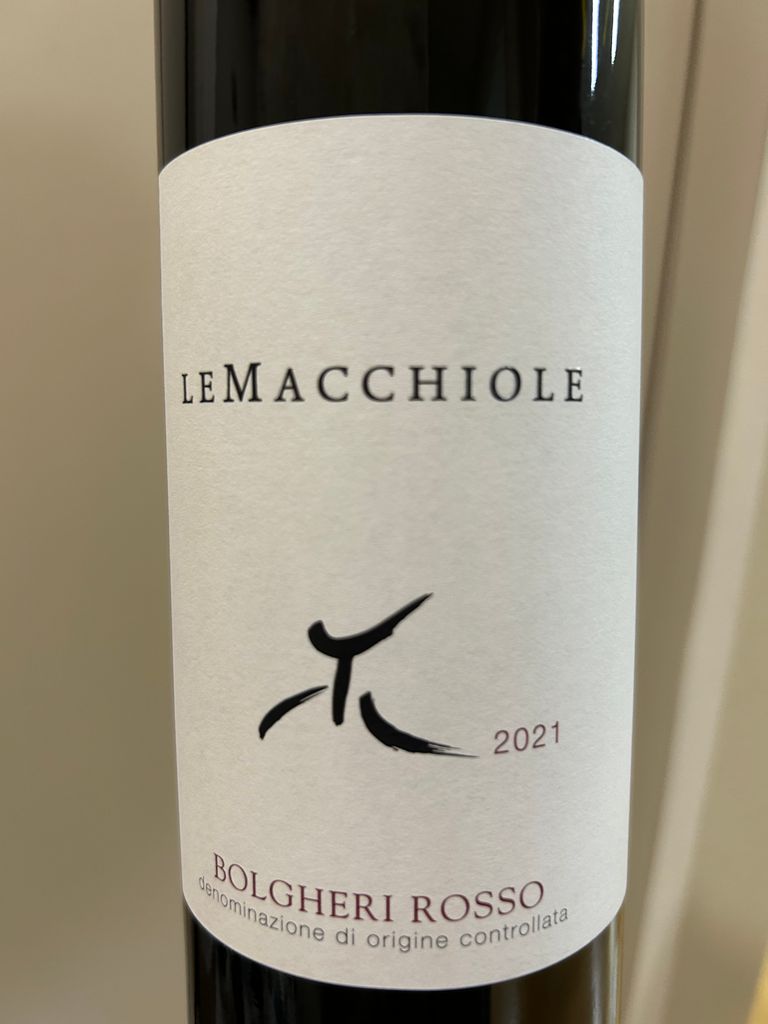 2021 Le Macchiole Bolgheri Rosso - CellarTracker