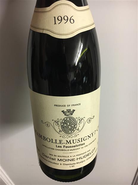 2001 Daniel Moine-Hudelot Chambolle-Musigny 1er Cru Les