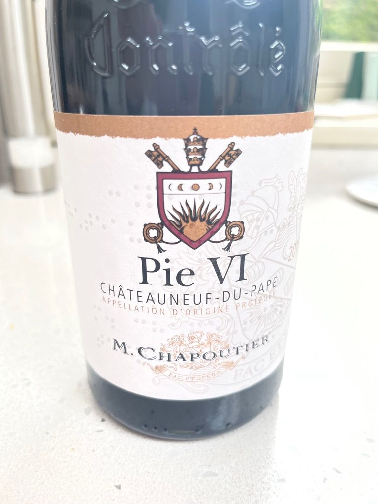 2019 M. Chapoutier Châteauneuf-du-Pape Pie VI, France, Rhône, Southern ...