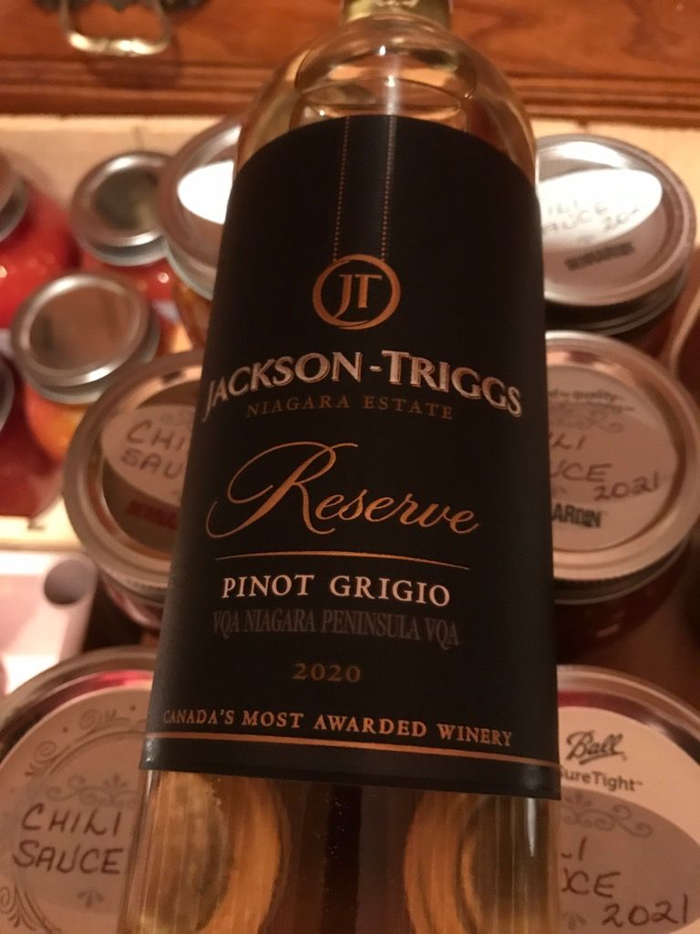 2021 JacksonTriggs Pinot Grigio Reserve, Canada, Ontario, Niagara