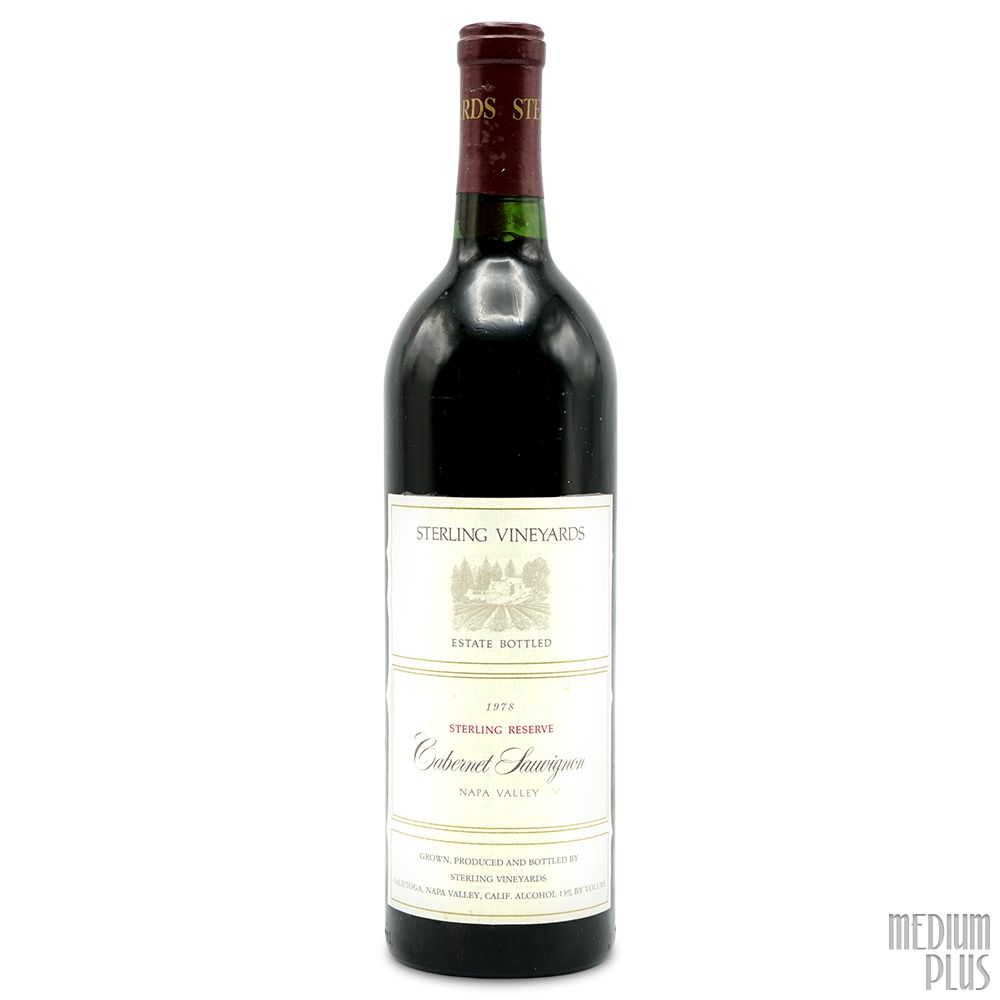 1978 Sterling Vineyards Cabernet Sauvignon Reserve - CellarTracker
