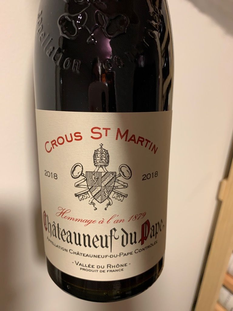 18 Crous St Martin Chateauneuf Du Pape France Rhone Southern Rhone Chateauneuf Du Pape Cellartracker