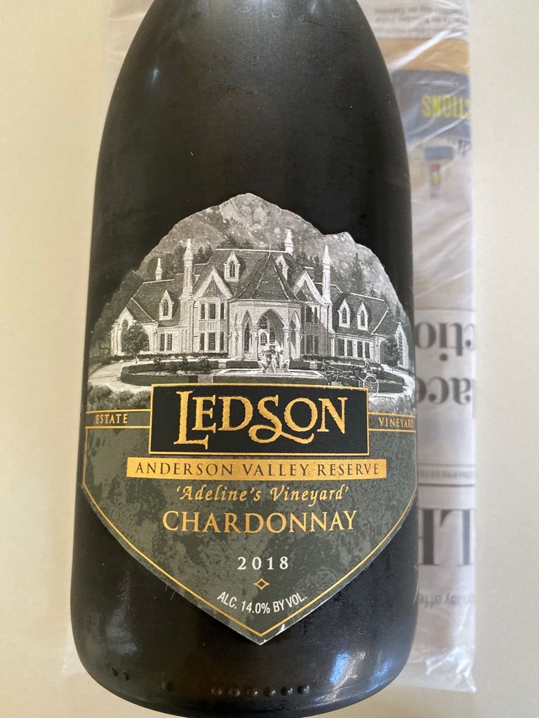 2019 Ledson Chardonnay Reserve Adeline's Vineyard Anderson Valley, USA